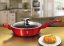 Hlboká panvica s pokrievkou 3,8 L s mramorovým povrchom 28 cm Berlingerhaus Metallic Line Burgundy BH-1260N