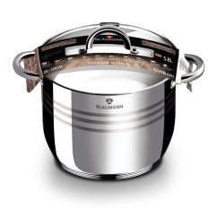 Nerezový hrniec 5,8 L s pokrievkou Ø 22 cm Blaumann Gourmet Line BL-1009A