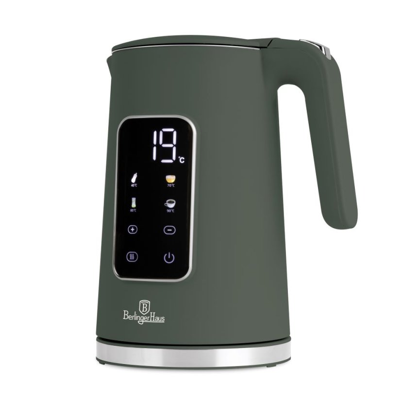 Digitálna rýchlovarná kanvica 1,7L Berlingerhaus Matte Green Collection BH-9746