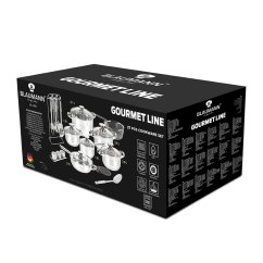 Sada nerezových hrncov 27 dielna Blaumann Gourmet Line BL-4120