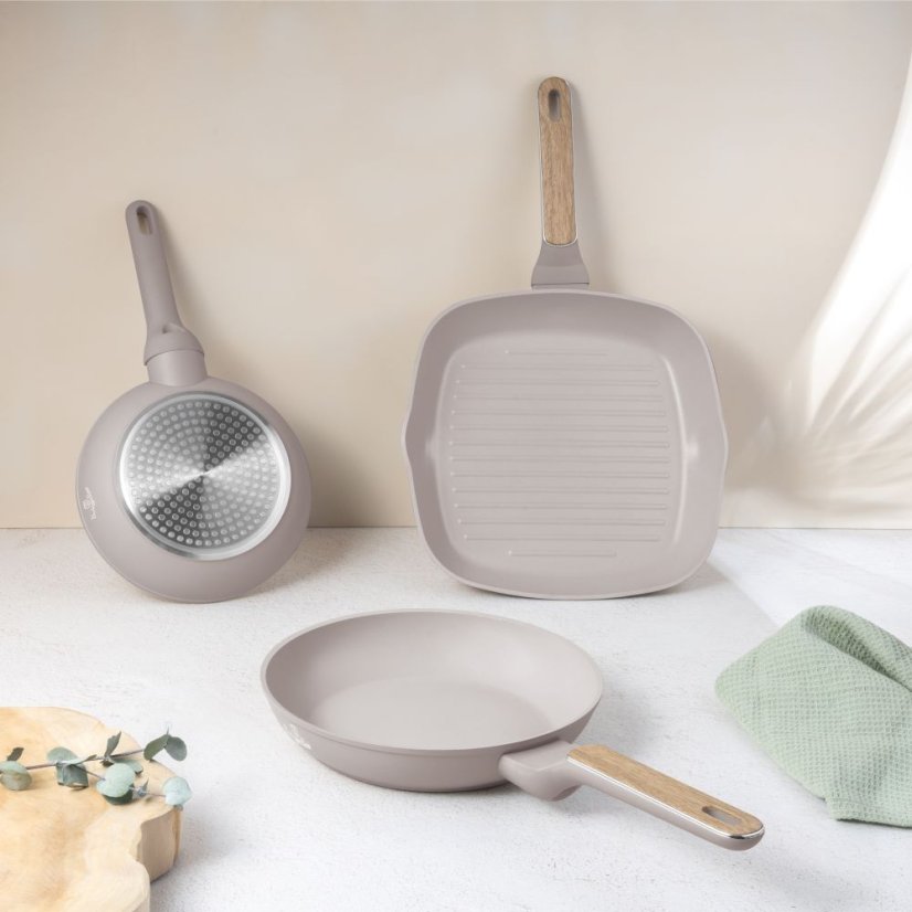 Sada 3 pánví Berlingerhaus Taupe Nordic Collection BH-8342
