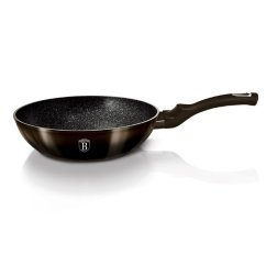 Panvica wok s mramorovým povrchom 28 cm Berlingerhaus Shiny Black Edition BH-6610