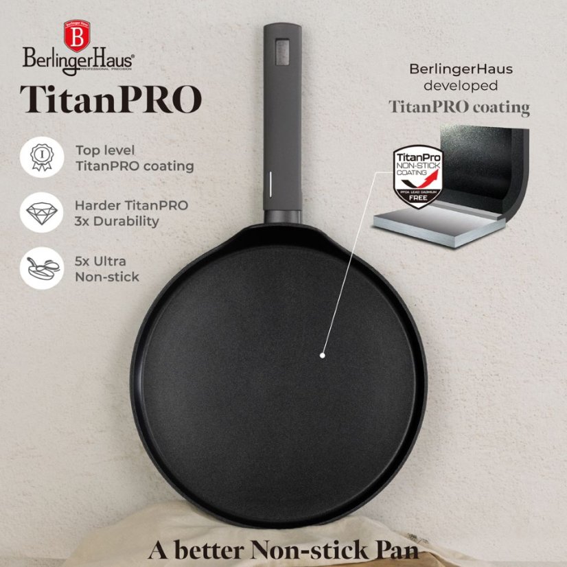 Panvica na palacinky 28 cm Berlingerhaus Anthracite Collection BH-8116