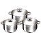 Sada nerezových hrncov 6 dielna Blaumann Gourmet Line BL-3174