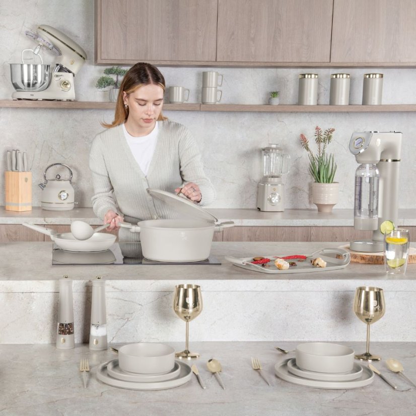 Sada kuchynských nožov s bambusovým stojanom 6 dielna Berlingerhaus Sahara Collection BH-2973