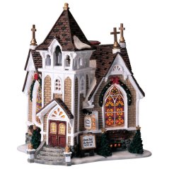 Lighted Building Lemax 45069 Little River Church