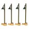 Accessories Lemax 54362 Rustic Street Lamp, Set Of 4