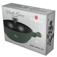 Wok s pokrievkou 30 cm Berlingerhaus Matte Green Collection BH-8160