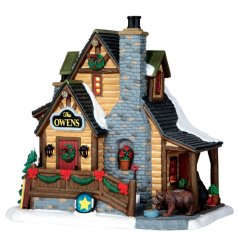Lighted Building Lemax 65095 The Owen's Cabin