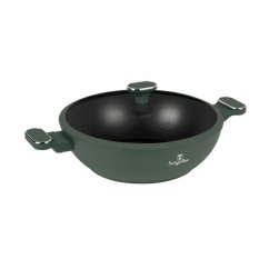 Wok s pokrievkou 30 cm Berlingerhaus Matte Green Collection BH-8160