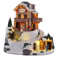 Sights and Sounds Lemax 15734 Winterhaus Resort