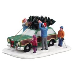 Figurky Lemax 43081 Převoz vánočního stromku