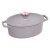 Ťažký liatinový oválny hrniec s vekom 4,65 L Berlingerhaus Taupe Collection BH-6541
