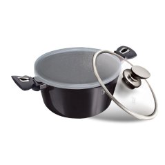 Kastról 2,5 L s mramorovým povrchom 20 cm Berlingerhaus Metallic Line Carbon Pro Edition BH-6892