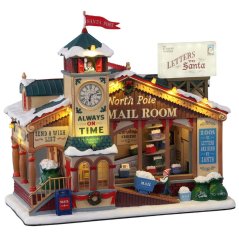 Sights and Sounds Lemax 15733 North Pole Mail Room