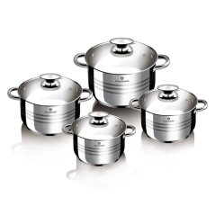 Sada nerezových hrncov 8 dielna Blaumann Gourmet Line BL-3861
