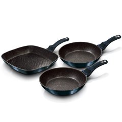 Sada panvíc s mramorovým povrchom 3 dielna Berlingerhaus Metallic Line Aquamarine BH-6140