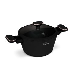 Kastrol 2,6 L s poklicí 20 cm Berlingerhaus Black Rose Collection BH-8357