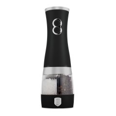 2 in 1 electric pepper and salt mill Berlingerhaus Black Vantage Collection/Matte Black Collection/Black Silver Collection BH-9647A