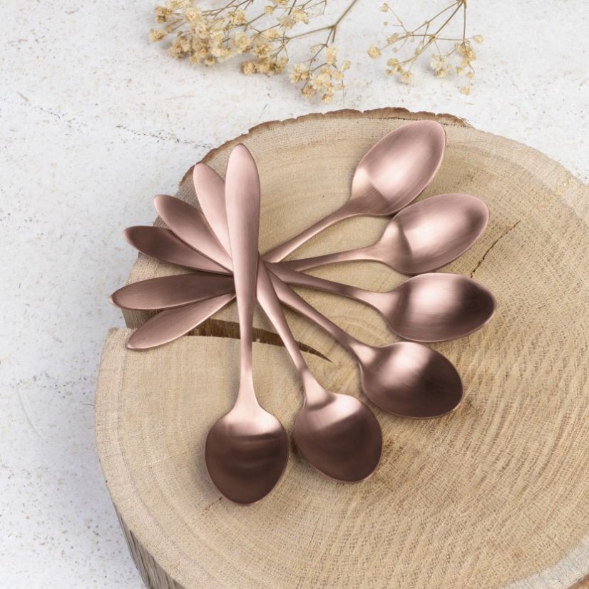 Příbor sada 24 kusů Berlingerhaus Metallic Line Special Rose Gold BH-3076