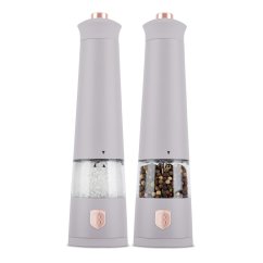 Elektrický mlynček na soľ a korenie 2 dielna sada Berlingerhaus Taupe Collection BH-9544