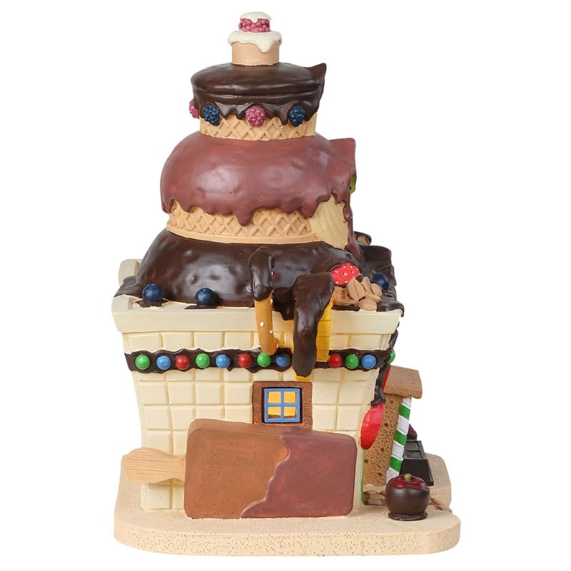 Lighted Building Lemax 85382 Delightful Dip Chocolate Shop