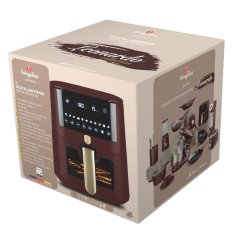 Air fryer 8 L with transparent window Berlingerhaus Leonardo Collection BH-9606