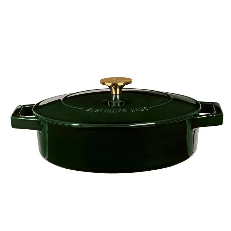 Ťažký liatinový hrniec s vekom Ø 26 cm 2,75 L Berlingerhaus Emerald Collection BH-6504