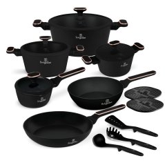 Sada hrncov 15 dielna Berlingerhaus Black Rose Collection BH-8363