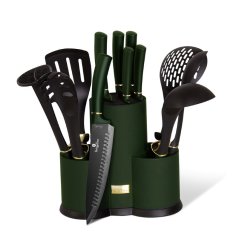 Sada nožov a kuchynského náradia v stojane Berlingerhaus Emerald Collection BH-6250