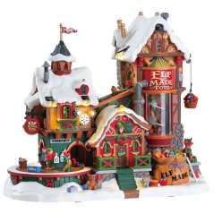 Hrací a svietiaci domček Lemax 75190 Škriatkovská výrobňa vianočných hračiek
