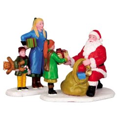 Figurky Lemax 42245 Dárky od Santu, 2 dílný set