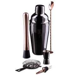 Barmanský kokteilový set 6 dielny Berlingerhaus Black Rose Collection BH-8545