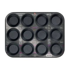 Forma na muffiny s titanovým povrchom 12 ks Berlingerhaus Purple Eclipse Collection BH-6800