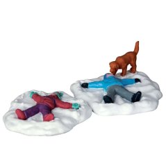 Figurky Lemax 62444 Sněžní andílci, 2 dílný set