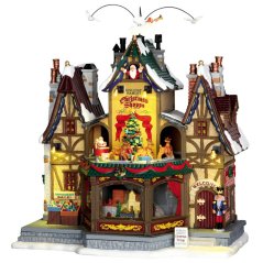 Sights and Sounds Lemax 55026 Holiday Hamlet Christmas Shoppe