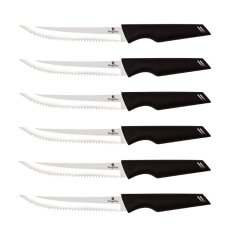 Steakové nože 6 dielna sada Berlingerhaus Black Silver Collection BH-2787