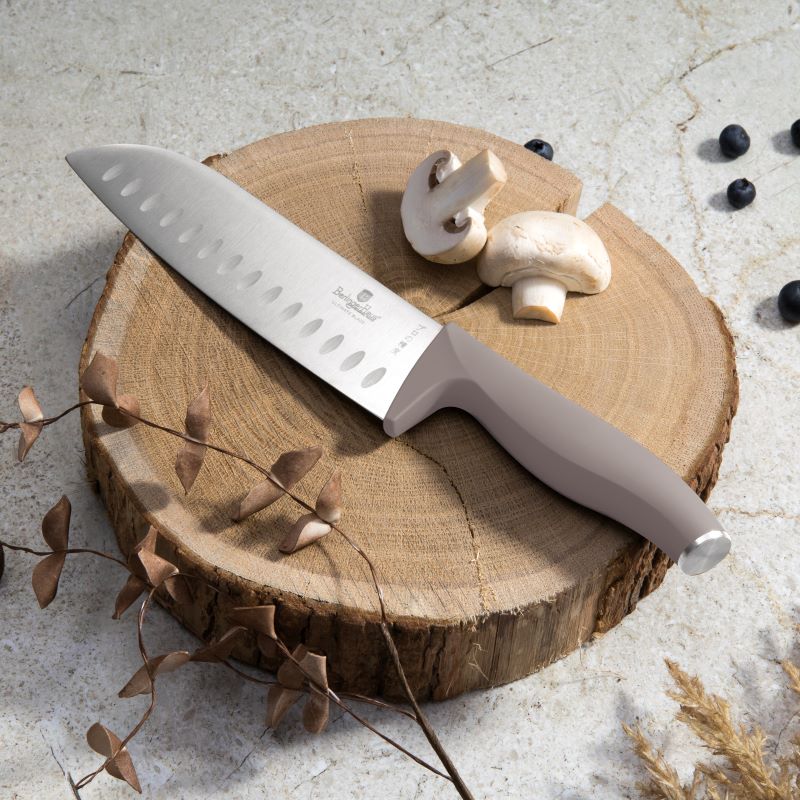 Sada kuchyňských nožů s bambusovým stojanem 6 dílná Berlingerhaus Taupe Collection BH-2756