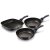Sada panvíc s mramorovým povrchom 3 dielna Berlingerhaus Metallic Line Carbon Pro Edition BH-6904