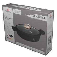 Plytký kastról 4,2 L s titanovým povrchom 28 cm Berlingerhaus Black Rose Collection BH-1455