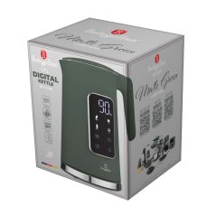 Digitálna rýchlovarná kanvica 1,7L Berlingerhaus Matte Green Collection BH-9746