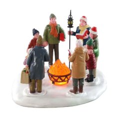 Figúrky Lemax 84362 Koledníci pri ohni
